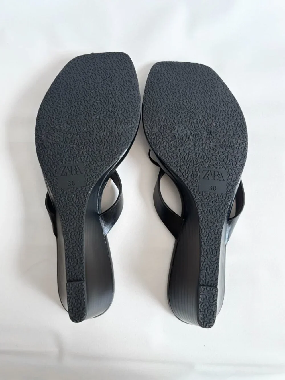 ZARA Wedge Heeled Sandals 2341/710/800 EU 38/ US 7.5 - Picture 15 of 16